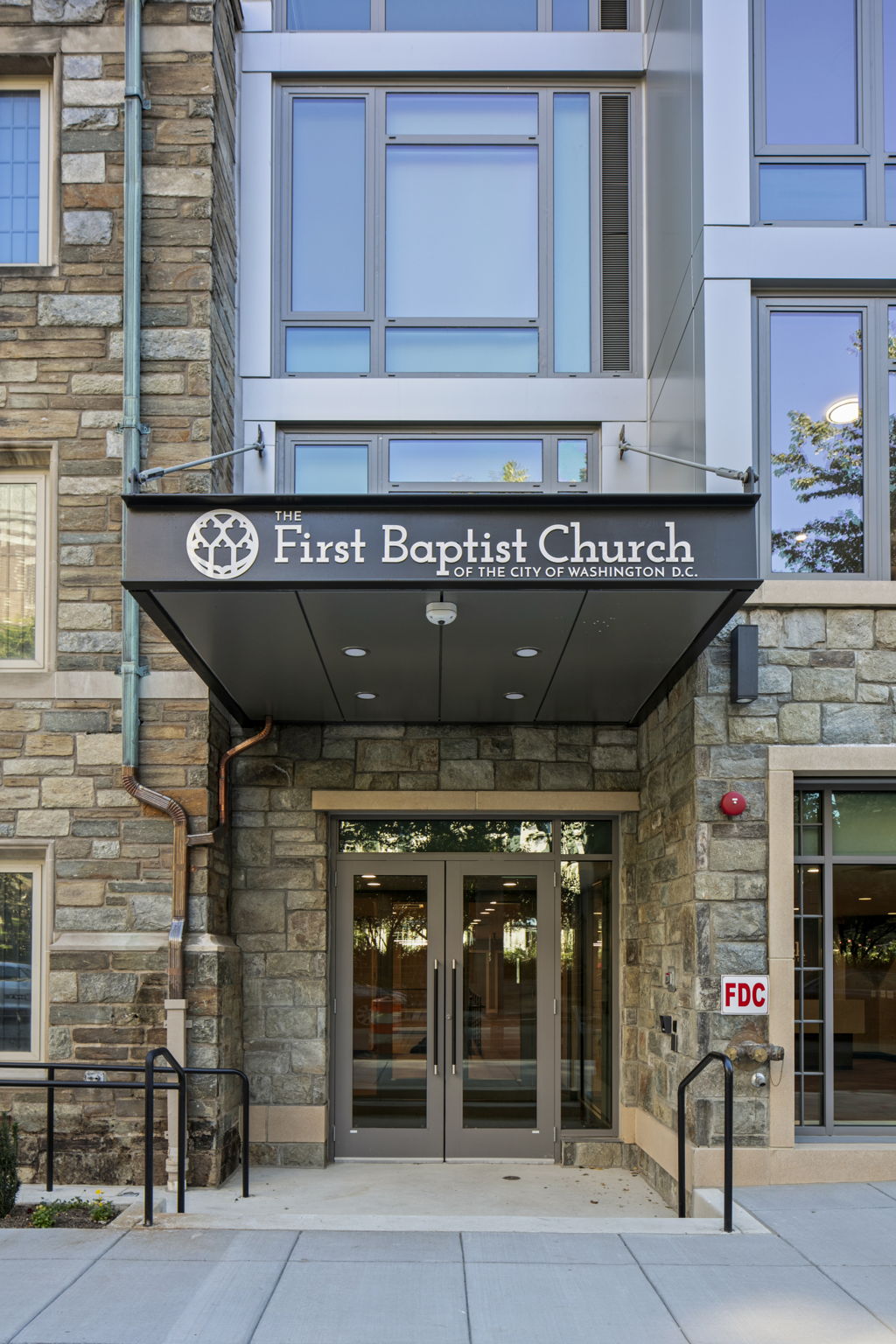 First Baptist Church historic restoration and integration