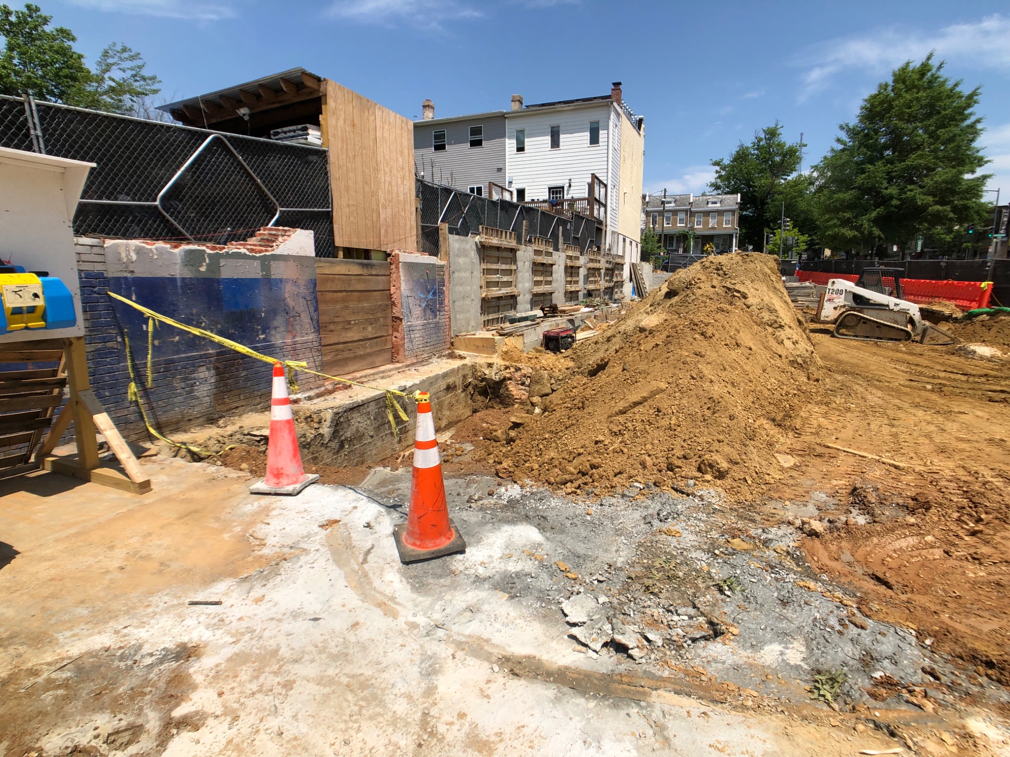 5230 Georgia Avenue NW site preparation