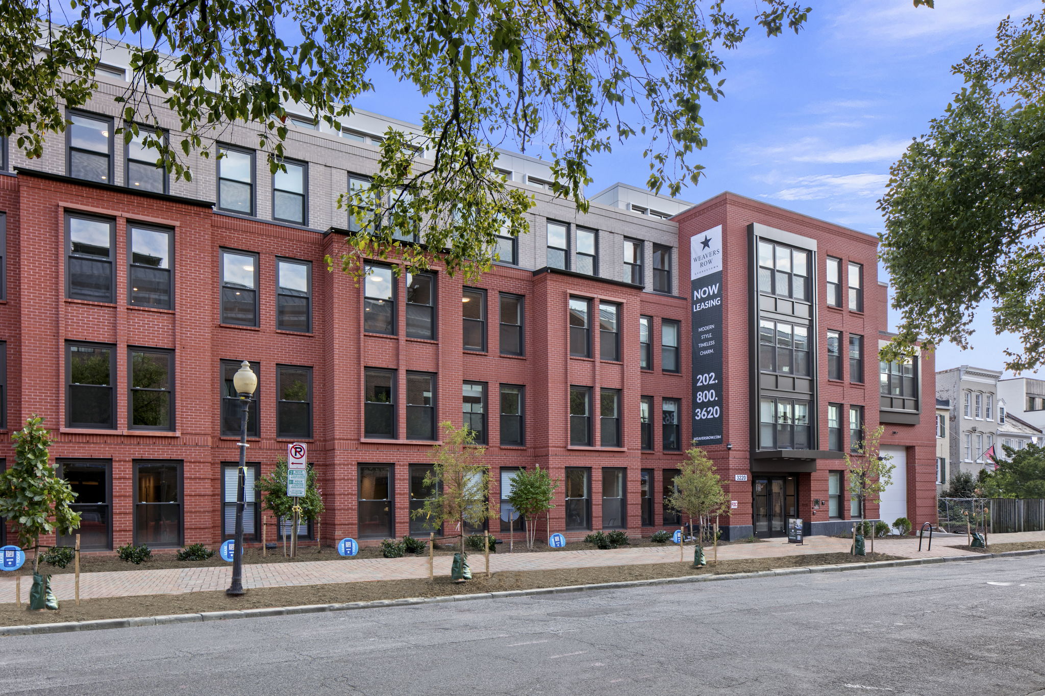 Completed Weaver's Row multifamily development in Georgetown